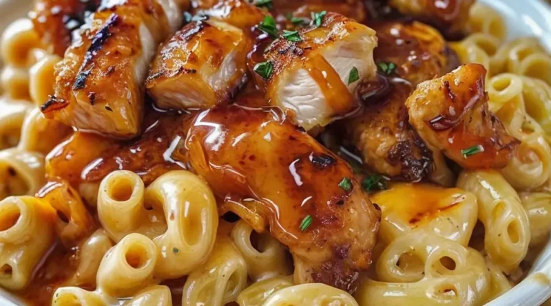 Honey Pepper Chicken Mac and Cheese Recipe