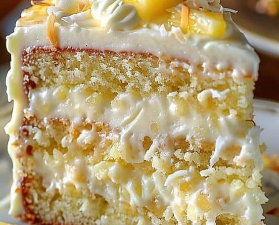 Pineapple Coconut Dream Cake