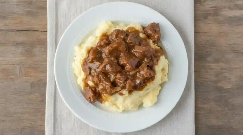 Beef Tips with Mushroom Gravy