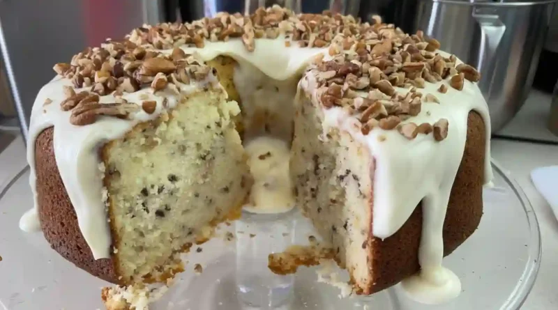 Butter Pecan Pound Cake recipe