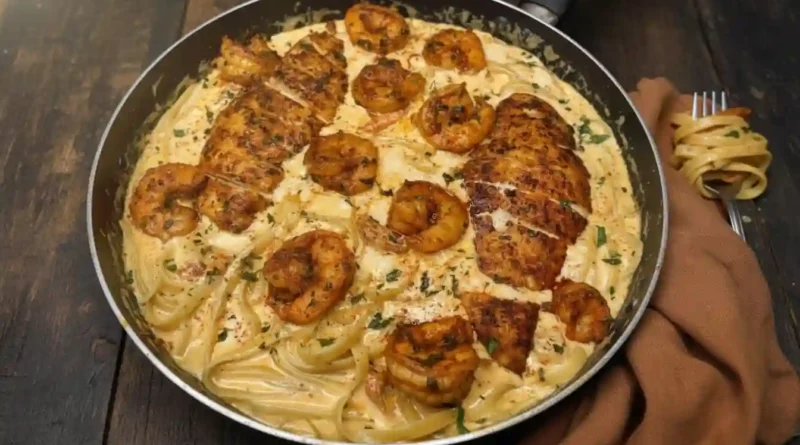 Cajun Chicken Alfredo Pasta Recipe