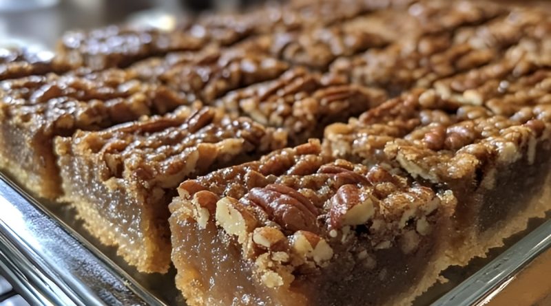 Lazy Girl Pecan Pie Bars