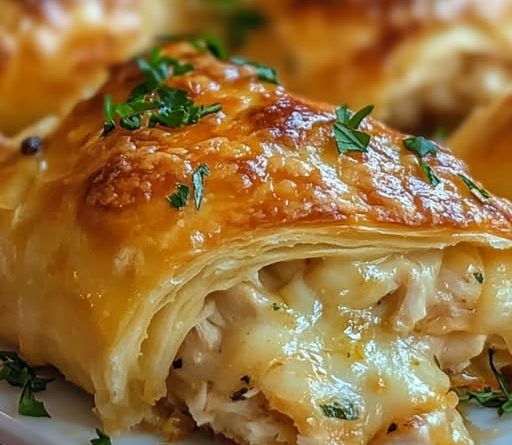 Cheesy Chicken Crescent Rolls