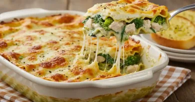 Chicken and Broccoli Lasagna