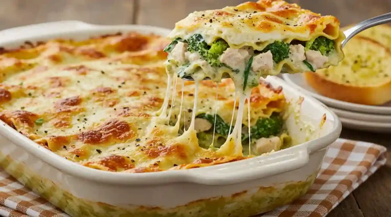 Chicken and Broccoli Lasagna