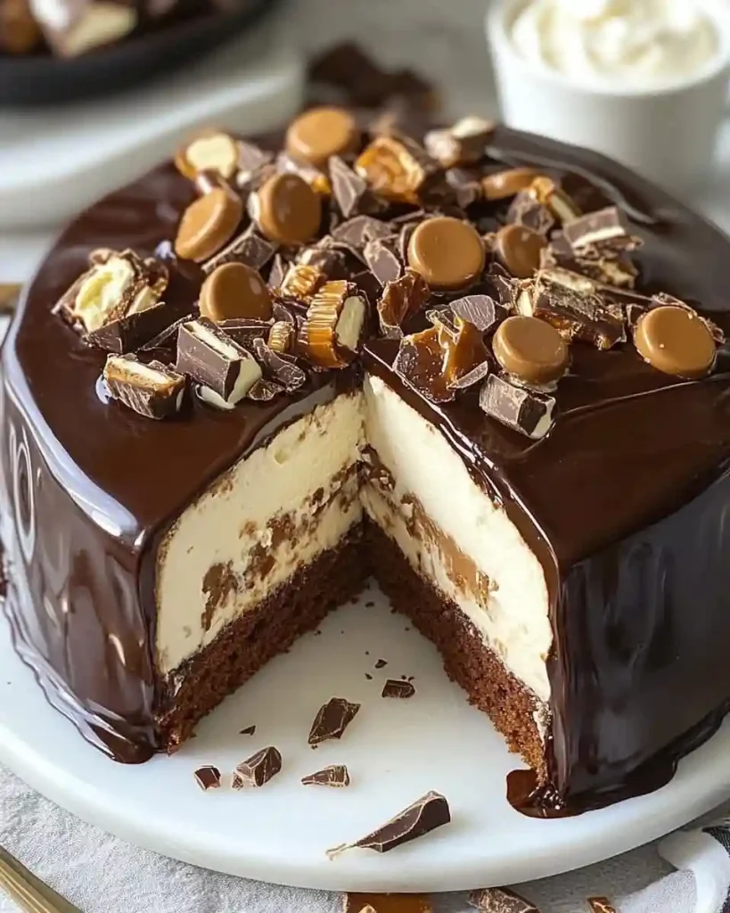 Chocolate Cake with Cheesecake Filling