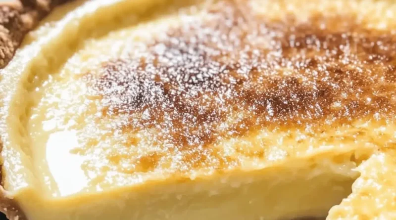Classic Egg Custard Pie