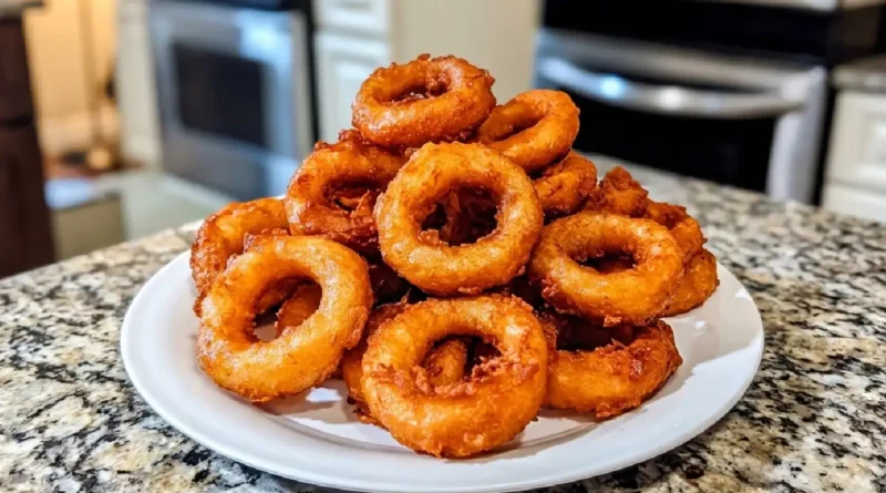 Crispy Homemade Onion Rings Recipe