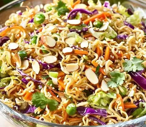 Crunchy Asian Ramen Noodle Salad