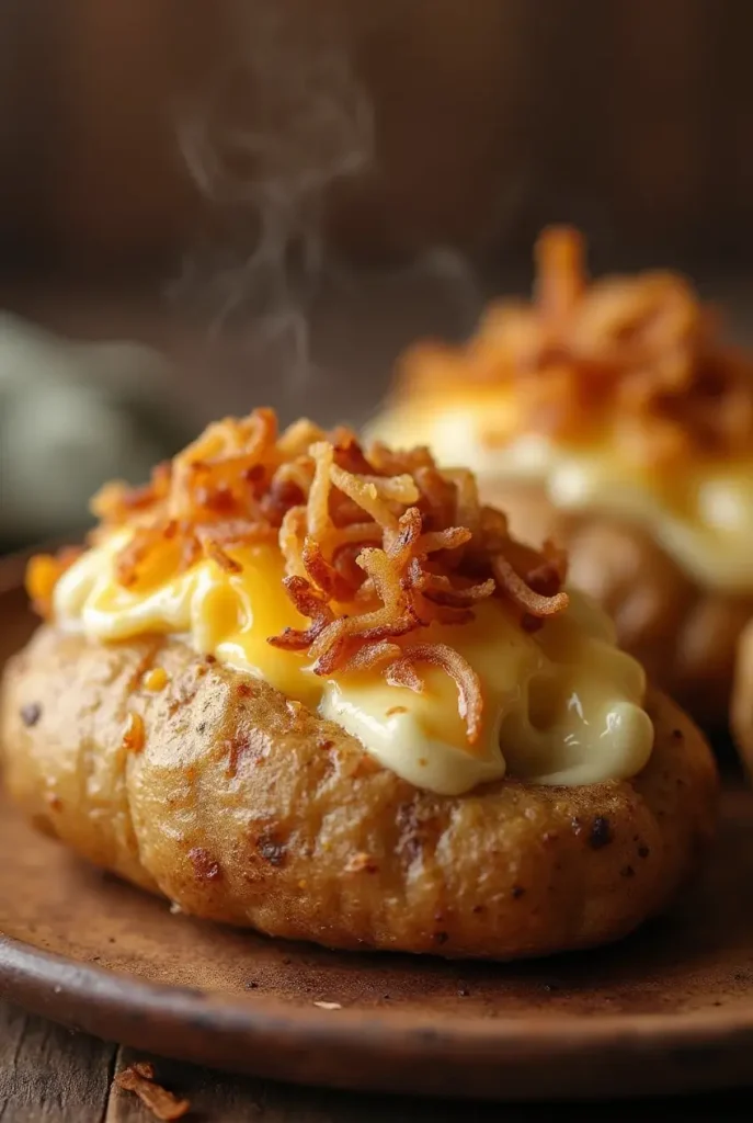French Onion Baked Potatoes
