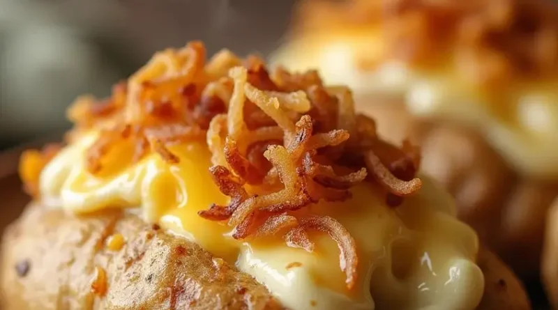 French Onion Baked Potatoes