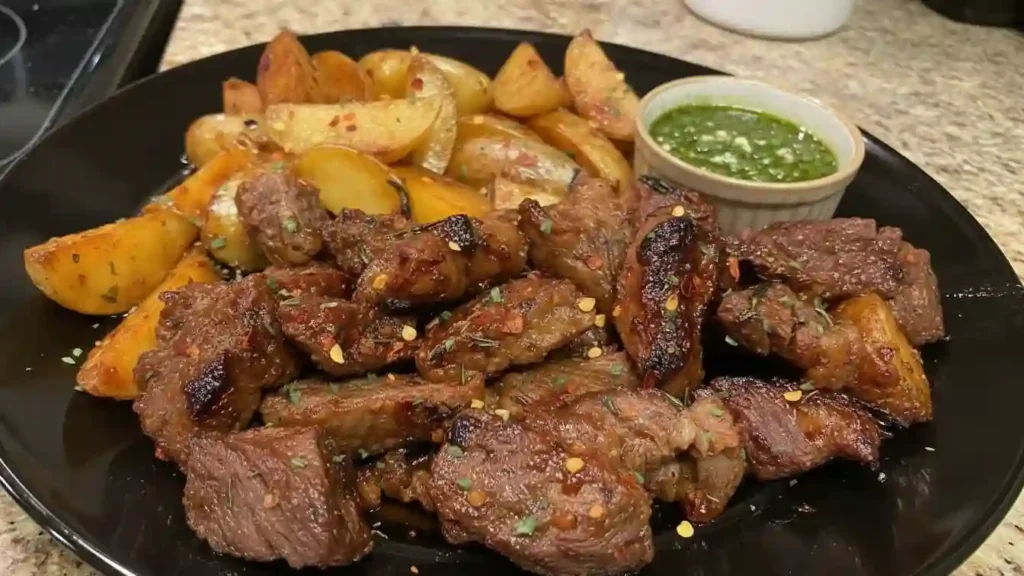 Garlic Butter Steak and Potatoes
