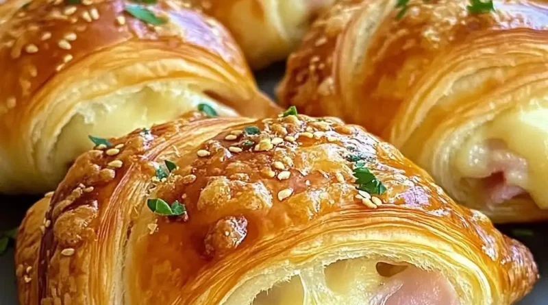 Ham and Cheese Croissant Rolls