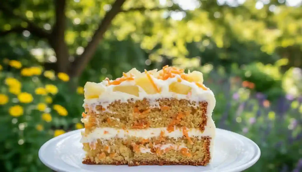 Hawaiian Pineapple Carrot Cream Cake