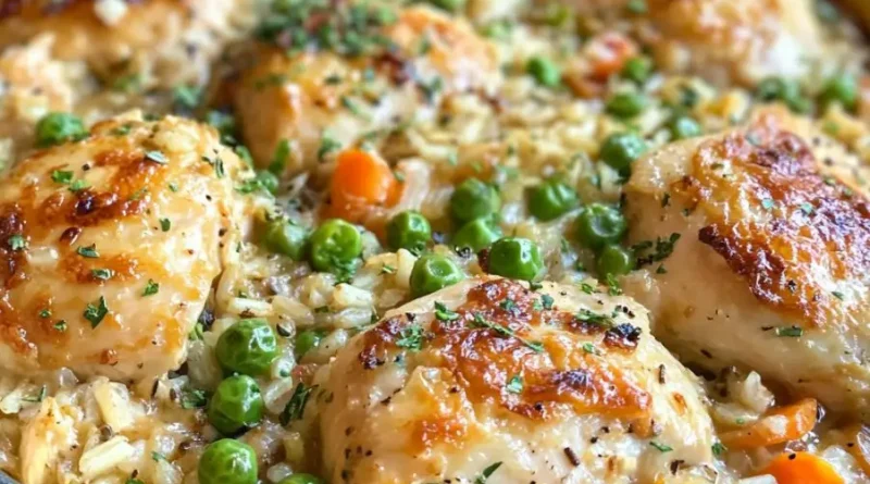 Million Dollar Chicken & Rice Casserole