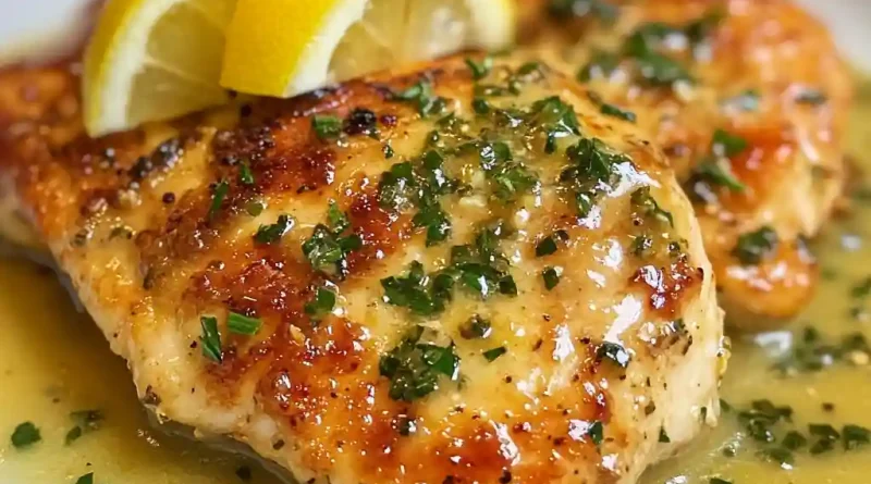 Chicken Piccata with Lemon Sauce