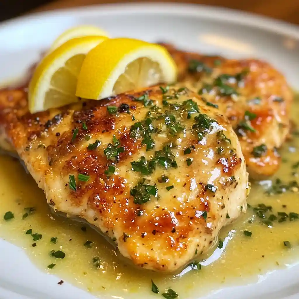 Chicken Piccata with Lemon Sauce
