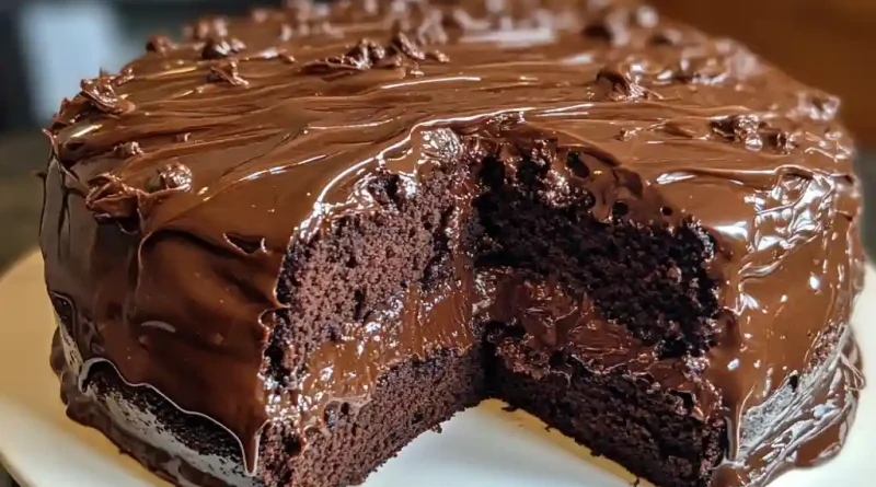 Double Chocolate Coca Cola Cake