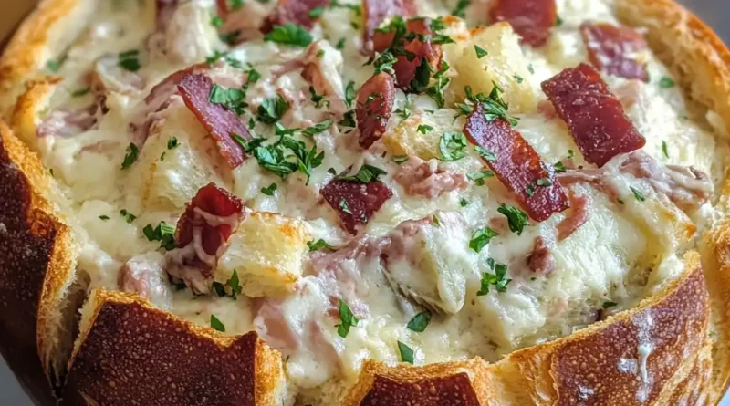 Reuben Bread Bowl Dip