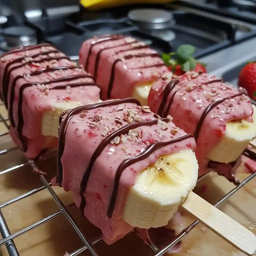 Strawberry Banana Magnum Bars Recipe