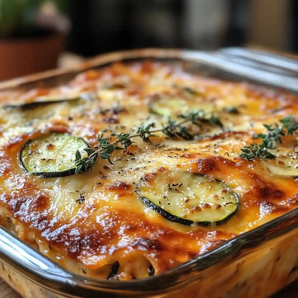 zucchini lasagna with ground turkey-