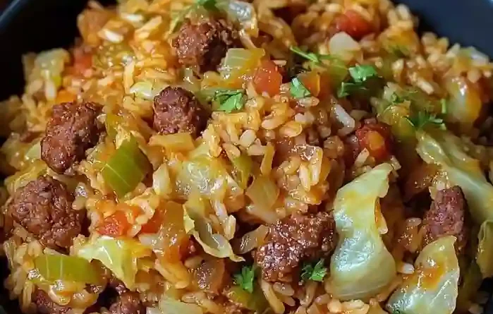 Cajun Cabbage Jambalaya