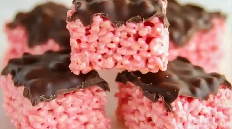 Chocolate-Covered Cherry Rice Krispies