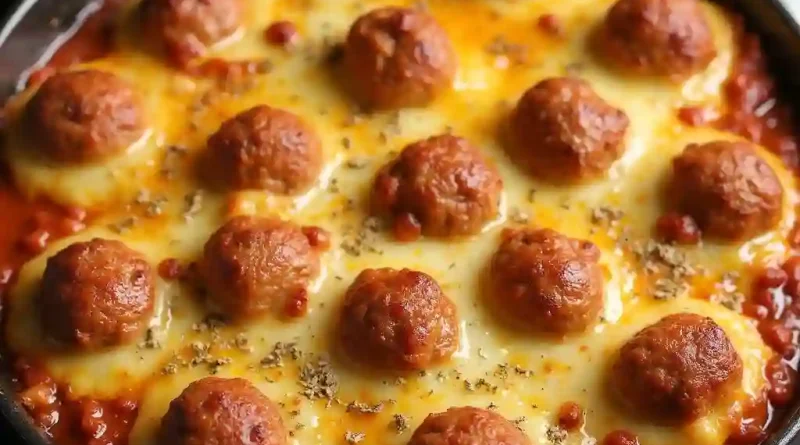 Layer Potatoes and Meatballs Recipe