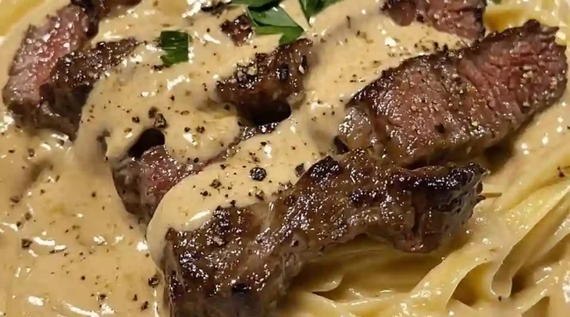 Creamy Cajun Steak Alfredo