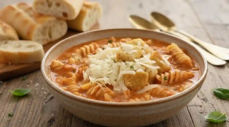 Crock Pot Creamy Chicken Parmesan Soup