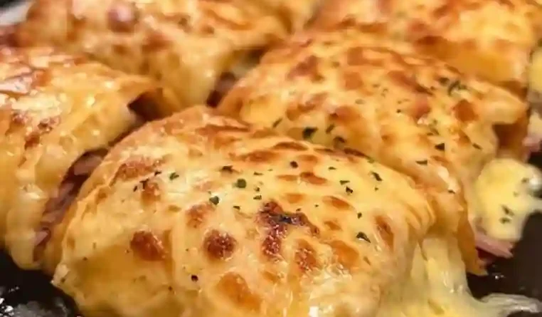 Easy Air Fryer Hot Ham and Cheese Wraps