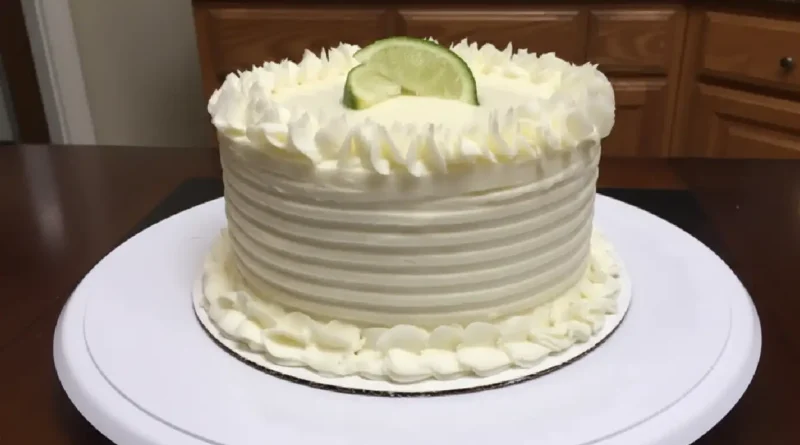 Easy Key Lime Cake with Key Lime Cream Cheese Frosting