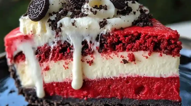 Oreo Red Velvet Cheesecake