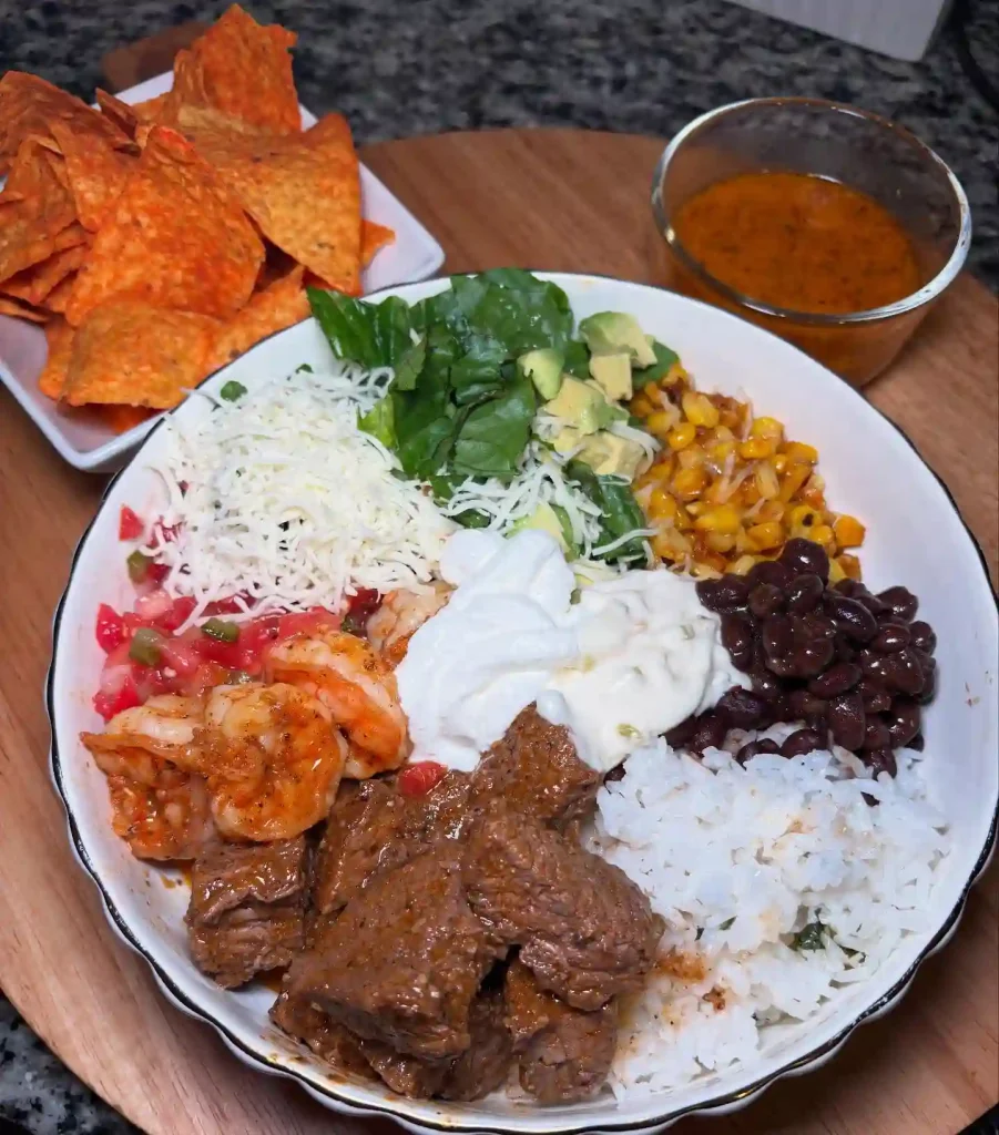Steak & Shrimp Chipotle Bowls