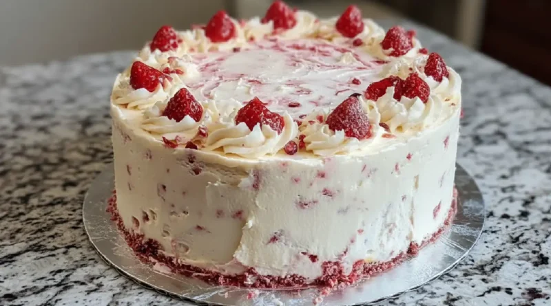 Strawberry Cheesecake Pound Cake