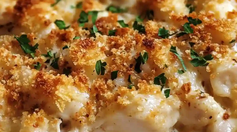 Ritz Cracker Chicken Casserole (1)