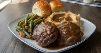 Salisbury Steak with Onion Gravy