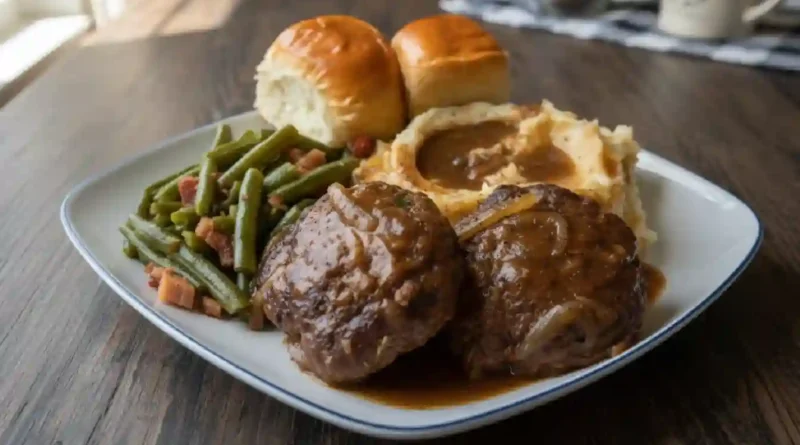 Salisbury Steak with Onion Gravy