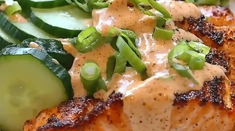 Spicy Salmon Rice Bowl