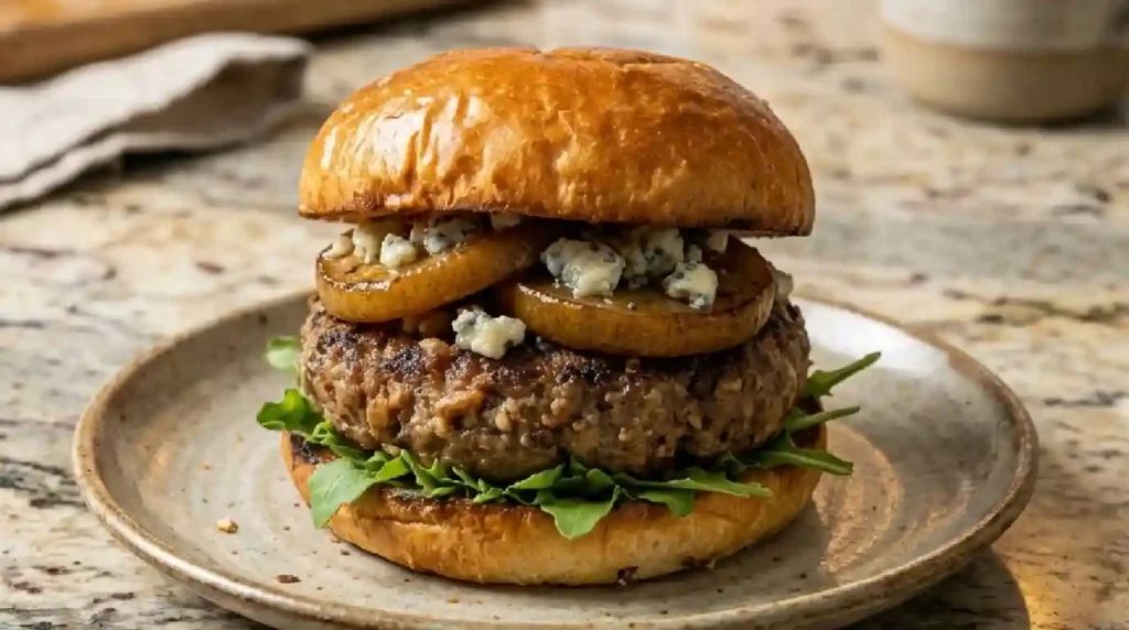 Walnut Mushroom Burgers recipe