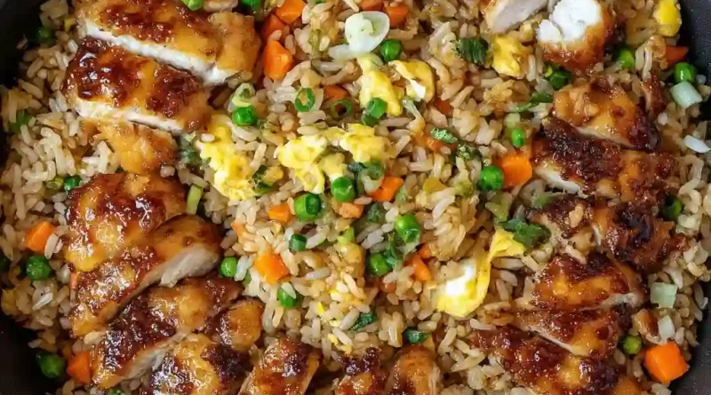Bang Bang Chicken Fried Rice