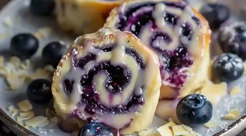 Blueberry Cheesecake Rolls