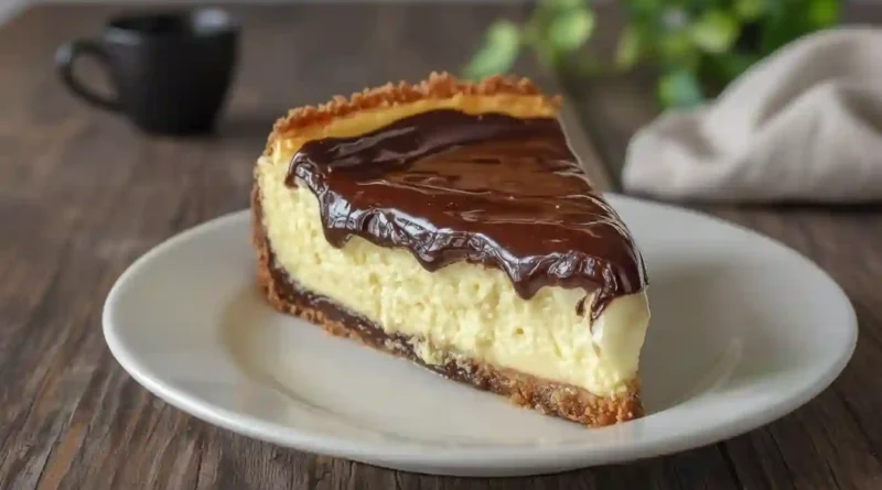 Boston Cream Pie Cheesecake