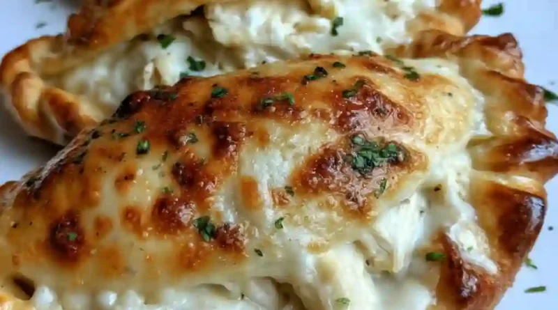 Chicken Alfredo Pockets