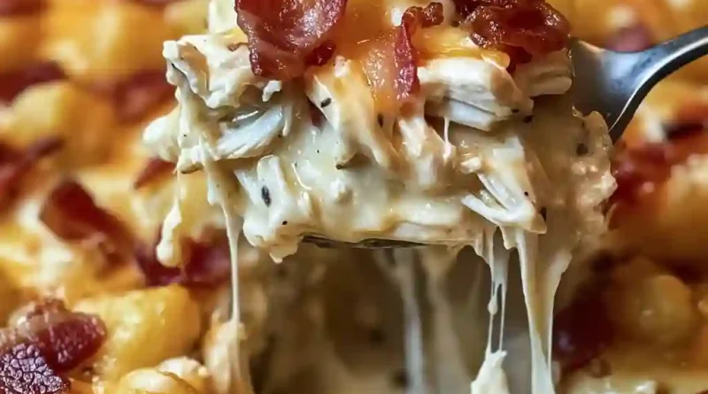 Chicken Bacon Crunch Casserole