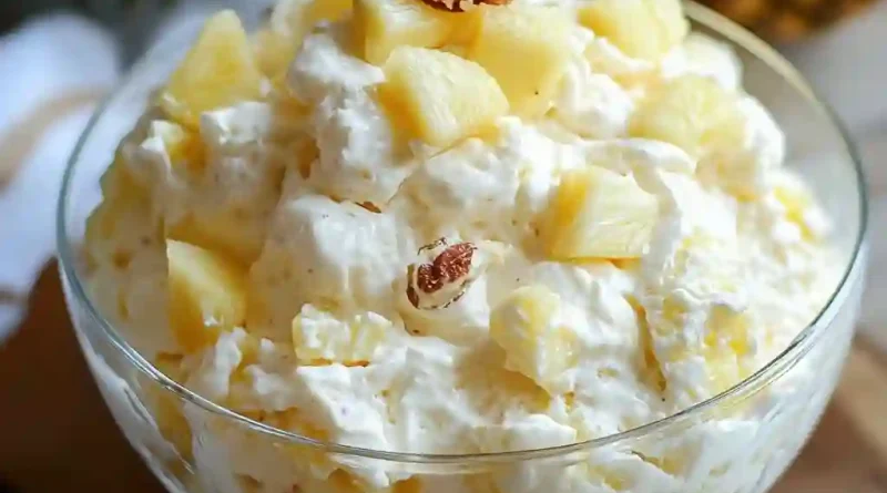Creamy Tropical Dessert Salad