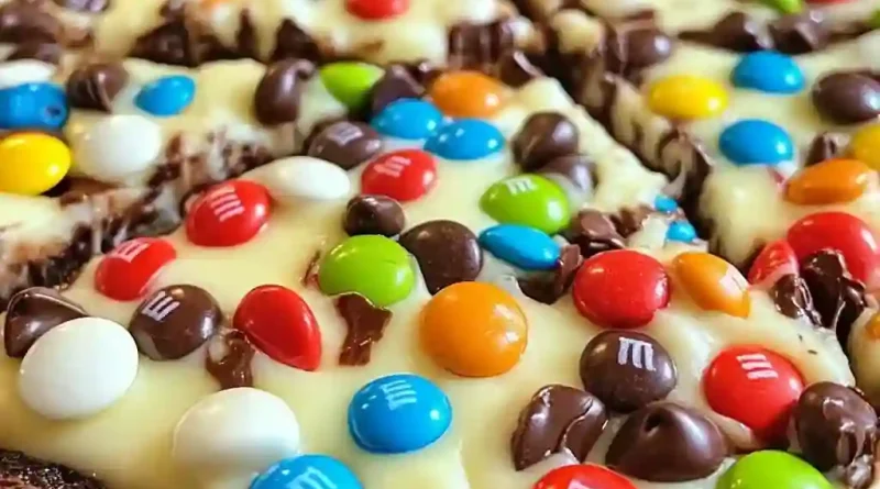 Easy White Chocolate Brownie Pizza