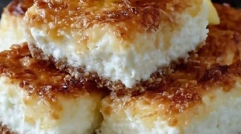 Pineapple Coconut Cheesecake Bars