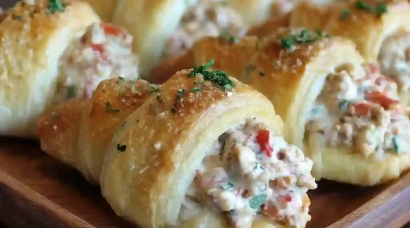 Sausage & Rotel Crescent Rolls