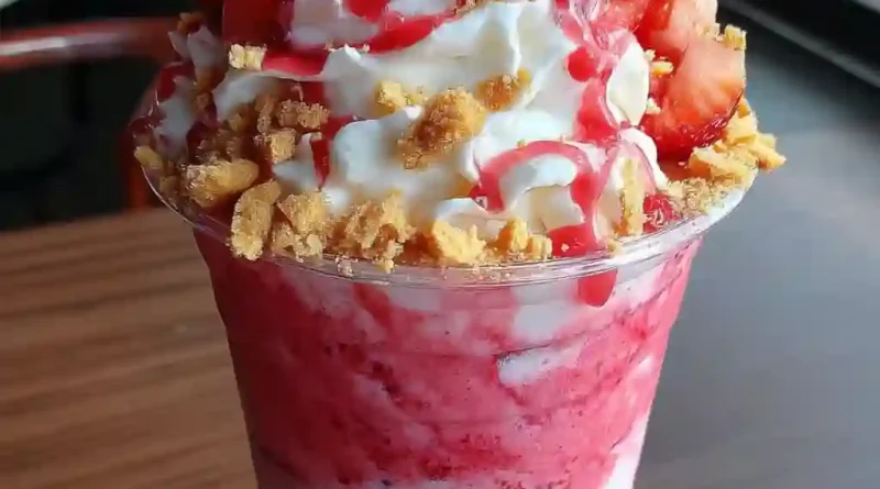 Starbucks Strawberry Shortcake Frappuccino